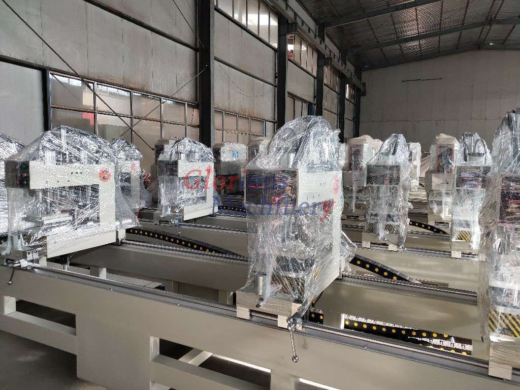 PVC ventanas la ventana que hace la máquina de soldadura