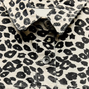 Camisas y Chaquetas Vintage Personalizadas para Hombre a Precio de Fábrica, 100% Algodón Twill con Estampado de Leopardo, Antiarrugas y Antipilling para Primavera - Product Image 3