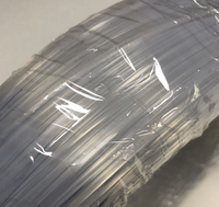 Cable óptico luminoso de lado sólido con equipo de fibra óptica POF transparente de emisión de luz lateral brillante