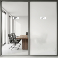 PDLC Smart Glass Tönungsfolie Elektrisch Schaltbare Fenster-Sichtschutzfolie Blockiert 99% UV-Strahlen Fensterfolie Fabrik Großhandelspreis