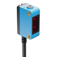 Sensor Fotoelektrik Penekan Latar Belakang WTX LFN - BGS Presisi Tinggi, Bebas Warna, Titik Kecil, 10-24V DC, IP65