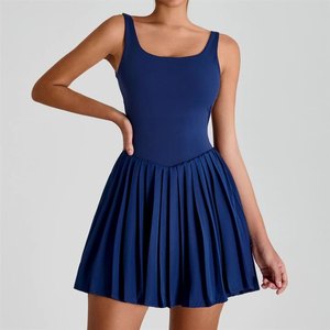 Xsunwing personnalisé LOGO Designer dames <span class=keywords><strong>robe</strong></span> de <span class=keywords><strong>tennis</strong></span> femmes vêtements de sport Golf filles <span class=keywords><strong>robe</strong></span> de <span class=keywords><strong>tennis</strong></span> <span class=keywords><strong>avec</strong></span> short vêtements de <span class=keywords><strong>tennis</strong></span> <span class=keywords><strong>robe</strong></span> WSYF0226 - Product Image 3