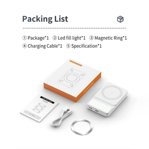 Mini Lámpara Magnética V17 para Teléfono, Cargador de Batería Portátil, Luz para Selfies RGB de Bolsillo - Product Image 6