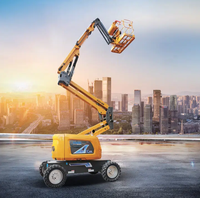 Nouvelle plateforme élévatrice articulée diesel de 16 m, plateforme de travail mobile en altitude, XGA16K, capacité de charge de 350 kg, portée de 8,82 m