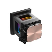 Refroidisseur liquide pour processeur P360-D avec écran LCD, refroidisseur d'eau pour PC de jeu, système de refroidissement par eau AIO, refroidisseur liquide pour ordinateur
