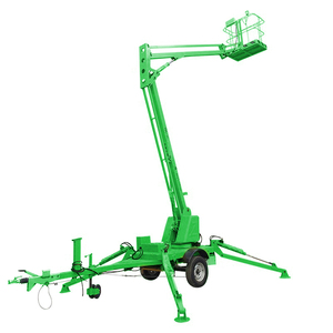 Highise16m 18m 20m קרוון טלסקופי רכוב בום להרים עבודה אווירית פלטפורמה העכביש להרים - Product Image 6