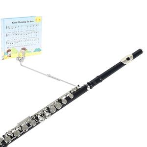 Support de <span class=keywords><strong>partition</strong></span> de musique portable en gros pour <span class=keywords><strong>flûte</strong></span>, pince à <span class=keywords><strong>partition</strong></span> fixe, accessoires pour instruments à vent en bois, fer - Product Image 2