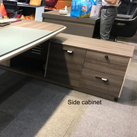 Design de mode Autres meubles commerciaux Table de bureau moderne Photos Table de bureau du patron Bureau du patron