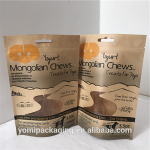 2024 Listo para enviar <span class=keywords><strong>Doypack</strong></span> Zip Marrón Negro Craft <span class=keywords><strong>Bolsas</strong></span> de pie Embalaje de alimentos Cremallera Papel <span class=keywords><strong>Kraft</strong></span> Mylar Bag con ventana - Product Image 2