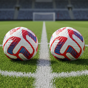 ลูกฟุต<span class=keywords><strong>บอล</strong></span>หนัง PU คุณภาพสูง ขนาด 4 และ 5 แบบไร้ตะเข็บ ผลิตด้วยเทคโนโลยีไฮบริด ทนน้ำ เหมาะสำหรับผู้ใหญ่และเยาวชน ใช้ฝึกซ้อมและแข่งขันได้ทุกพื้นผิว - Product Image 1