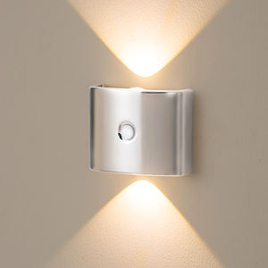 مصابيح حائط مغناطيسية لاسلكية حديثة نوردية قابلة لإعادة الشحن Usb ديكور منزلي ذكي إبداعي بجانب السرير - Product Image 2