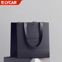 Sacs cadeaux en papier réutilisables, imperméables et imprimés sur mesure LYCAR pour cadres photo, cadeaux d'entreprise, promotion d'expositions, magasins de vêtements