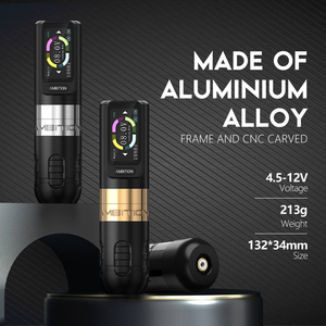 Kit de Máquina de Tatuaje Inalámbrica de 2400mAh con Carrera Ajustable, Motor sin Núcleo y Batería Rotatoria - Product Image 4