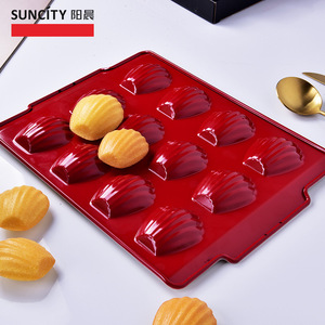 Madeleine Baking Pan 12 Cavity Carbon Steel Nonstick Muffin Pan For Cake Baking - Product Image 5