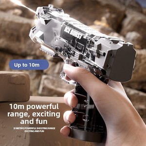Pistolet à eau manuel pour enfants, jouet d'été pour garçons, petit pistolet à eau en plastique, explosion sonore, vente en gros, fabriqué en Chine, modèle 668 - Product Image 3