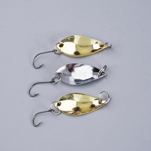 Leurres en forme de cuillère vierges en or et argent de 2,5g, 3,5g, 5g, leurres de pêche bioniques pour l'eau douce - Product Image 1