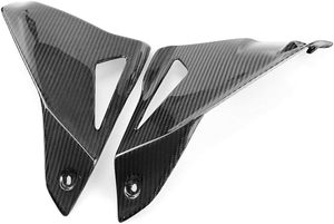 Protector de Panel Lateral de Tanque de Fibra de Carbono para Motocicleta <span class=keywords><strong>MT10</strong></span>, Cubierta Protectora para Yamaha <span class=keywords><strong>MT10</strong></span> <span class=keywords><strong>2016</strong></span>-2018, Negro Brillante - Product Image 3