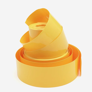 Tube thermorétractable en PVC jaune 100 mm, gaine isolante pour batterie 18650, pack de batteries jaunes - Product Image 6
