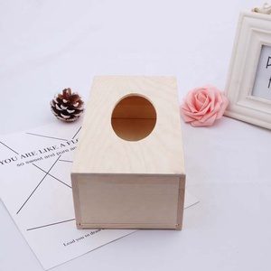 Accesorios de madera DIY: <span class=keywords><strong>Caja</strong></span> de pañuelos multifunción de tilo macizo y <span class=keywords><strong>MDF</strong></span> pulido, de color natural, con boca <span class=keywords><strong>rectangular</strong></span>/ovalada y ajustable. - Product Image 5