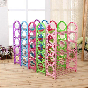 פלסטיק ברזל צינור עם 8.6mm מגולוון צינור אחסון & מדפי יחידות נעל מדף ארון לארון - Product Image 6