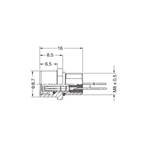 Phoenix AXL F UTH4 Hub IO-Link 1H com interface M8, entrada PNP de 16 canais Saída de entrada NPN - Product Image 2