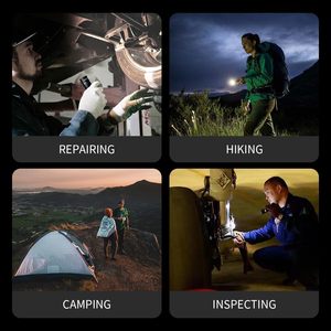 Warsun A700 700Lumen TYPE-C Torch Ánh Sáng COB Mini Có Thể Sạc Lại LED Ip55 Chiến Thuật Cắm Trại Edc Đèn Pin Với Clip Và Đuôi Ánh Sáng - Product Image 5