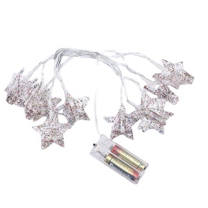 Trang Trí Giáng Sinh 2022 10LED Đèn Led Hình Trái Tim Tình Yêu Vòng Hoa Thẻ Ảnh Clip Led Chuỗi Đèn Cổ Tích - Product Image 4