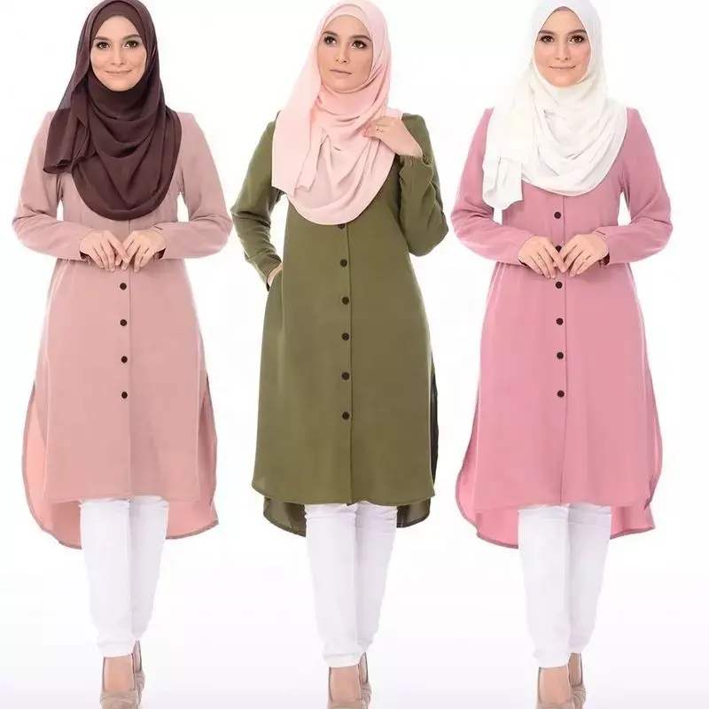 Namaz yeni tip islam giyim türk stil güzel Kimono Abaya müslüman uzun hırka bayanlar Daffah bluz