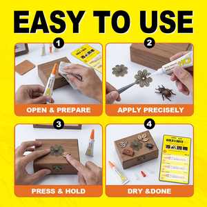 Pegamento Instantáneo de Secado Rápido, Adhesivo Fuerte Multiusos, Pegamento para Plástico, Metal, Cerámica, Zapatos, Joyerí<span class=keywords><strong>a</strong></span> - Product Image 3