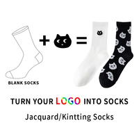 Chaussettes antidérapantes personnalisées en gros avec broderie cerise et lettres pour femmes, idéales pour le yoga, le Pilates et la barre, design mignon, OEM ODM