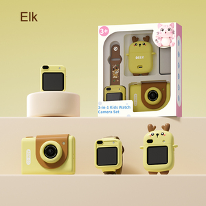 Nuovissima Fotocamera per Bambini a Tema Cartone Animato 2026, Set Regalo 3 Pezzi, Fotocamera Orologio Multifunzione HD Video/Foto con Angolo di Visione a 180° °   Lente Rotante - Product Image 6