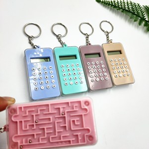 Nouvelle Arrivée Calculatrice Labyrinthe 8 Chiffres Mignonne Mini Portable pour Étudiants, Calculatrice Labyrinthe à Boutons Poussoirs, Fournitures de Bureau et Scolaires - Product Image 1