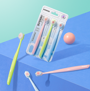 Lot de 3 brosses <span class=keywords><strong>à</strong></span> <span class=keywords><strong>dents</strong></span> Airkiss <span class=keywords><strong>à</strong></span> poils ultra-doux pour <span class=keywords><strong>dents</strong></span> et gencives sensibles, nettoyage en douceur, confort maximal pour des soins bucco-dentaires délicats - Product Image 3