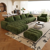 Canapé d'angle une place en tissu chenille, style crème, pour salons, toutes tailles, résistant à la saleté, subventionné par le gouvernement