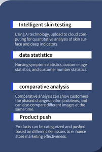 2025 profesyonel Model 006 masaüstü dokunmatik ekran AI saç derisi yüz ve baş cilt analizörü ev & Salon kullanımı için - Product Image 4