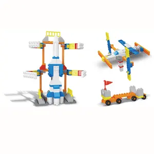 Fábrica diretamente vendas-estimular crianças criatividade imaginação melhores presentes espaço bloco de construção haste brinquedos compatíveis kits