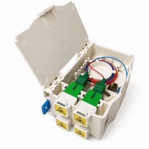 Boîtier de terminaison fibre <span class=keywords><strong>optique</strong></span> industriel DTIO sur rail DIN 1 2 4 ports SC APC LC UPC G657A2 35mm pour montage en rack de centre de données - Product Image 5