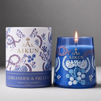 AIKUN - Boîte-cadeau personnalisée décorative avec bougie parfumée pour promotion saisonnière, cadeaux de fêtes et commandes en gros