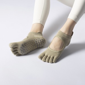 夏ピラティスソックスヨガソックスオールフィンガー滑り止めプロ女性5本指ソックス - Product Image 6