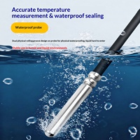 Sonde de température NTC 10K B3950 en acier inoxydable 304, étanche, résistante à l'huile, avec câble en silicone 1M/2M/3M/4M/5M pour réservoir d'eau