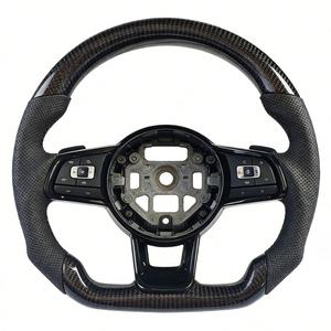 Volant personnalisé pour VW <span class=keywords><strong>Golf</strong></span> 5 6 7 R MK4 MK6 MK7 Jetta Passat B8 Polo Tiguan GTI - Product Image 3