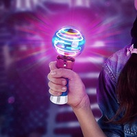 Jouet boule magique rotative lumineuse LED pour enfants, idéal pour les cadeaux de fête, les activités célébratives, les cadeaux de vacances et les objets promotionnels