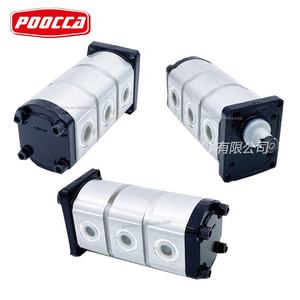 Hydraulische vrachtwagenpomp, 2-<span class=keywords><strong>3</strong></span> traps, aluminium, pilotpomp, hydraulische olie, aluminium externe tandwielpomp - Product Image 4