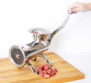 <span class=keywords><strong>Tritacarne</strong></span> a pressione Lehman # Nuovo Scolapasta Manuale in Acciaio Inox per Uso Domestico, Facile <span class=keywords><strong>da</strong></span> Pulire, 12x6,25x8,13 Pollici - Product Image 4