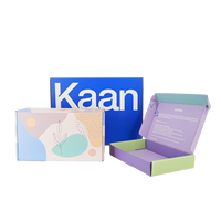 Kotak Kemasan Kertas Desain Premium DIY Kustom, Bahan Daur Ulang untuk Kemasan Merek