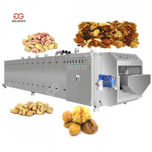 Gelgoog Industrial Hemp Hearts Seeds Roaster Cinnamon Nut Roasting and Drying Machine Made in China