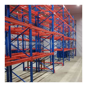 Sıcak satış yüksek yükleme kapasitesi çok seviyeli çelik depolama rafı depolar için ağır hizmet tipi dik palet rafı indirim - Product Image 2