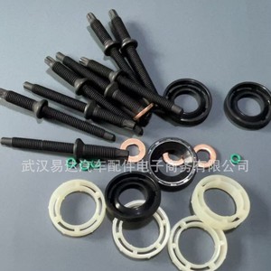 สกรูหัวฉีดน้ำมันเชื้อเพลิง Peugeot Citroen แหวนรอง 198283 3M5Q9D927BA 1233685 เหล็ก อะไหล่ทดแทนใหม่ - Product Image 2