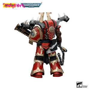 Figura de Acción JOYTOY Warhammer 40K World Eaters Khorne Berserkers con Hachas Chaincleaver, Escala 1/18, Modelo Articulado Coleccionable - Product Image 2
