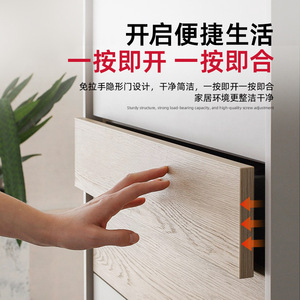 Ming Xin Aluminum Alloy Rebound Device Flush Mount Soft Closing For <b>Cabinet</b> Doors And Drawers - Product Image 4